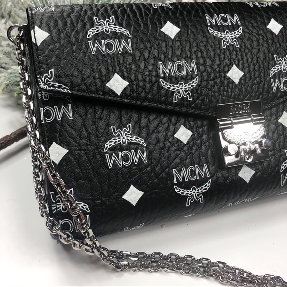 MCM Millie limited edition clutch purse bag black - Picture 4 of 8